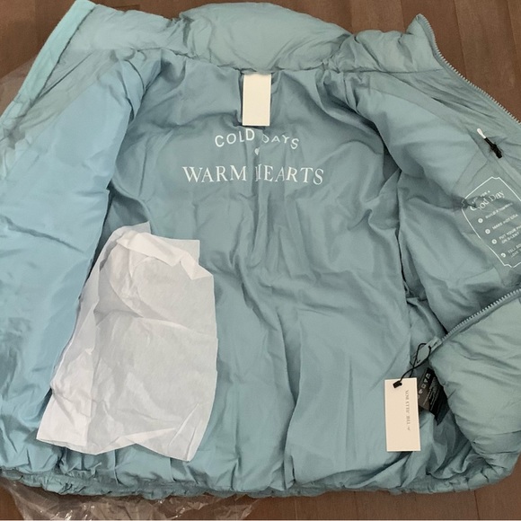 Jilly Box Winter 2023 Noise Avalon Puffer Jacket - Blue Large - Picture 2 of 5